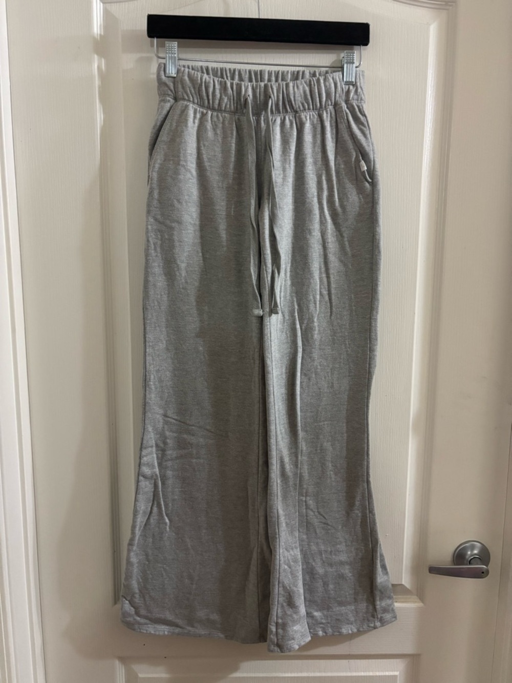 Urban Outfitters Light Gray Wide Leg Jogger Pants
